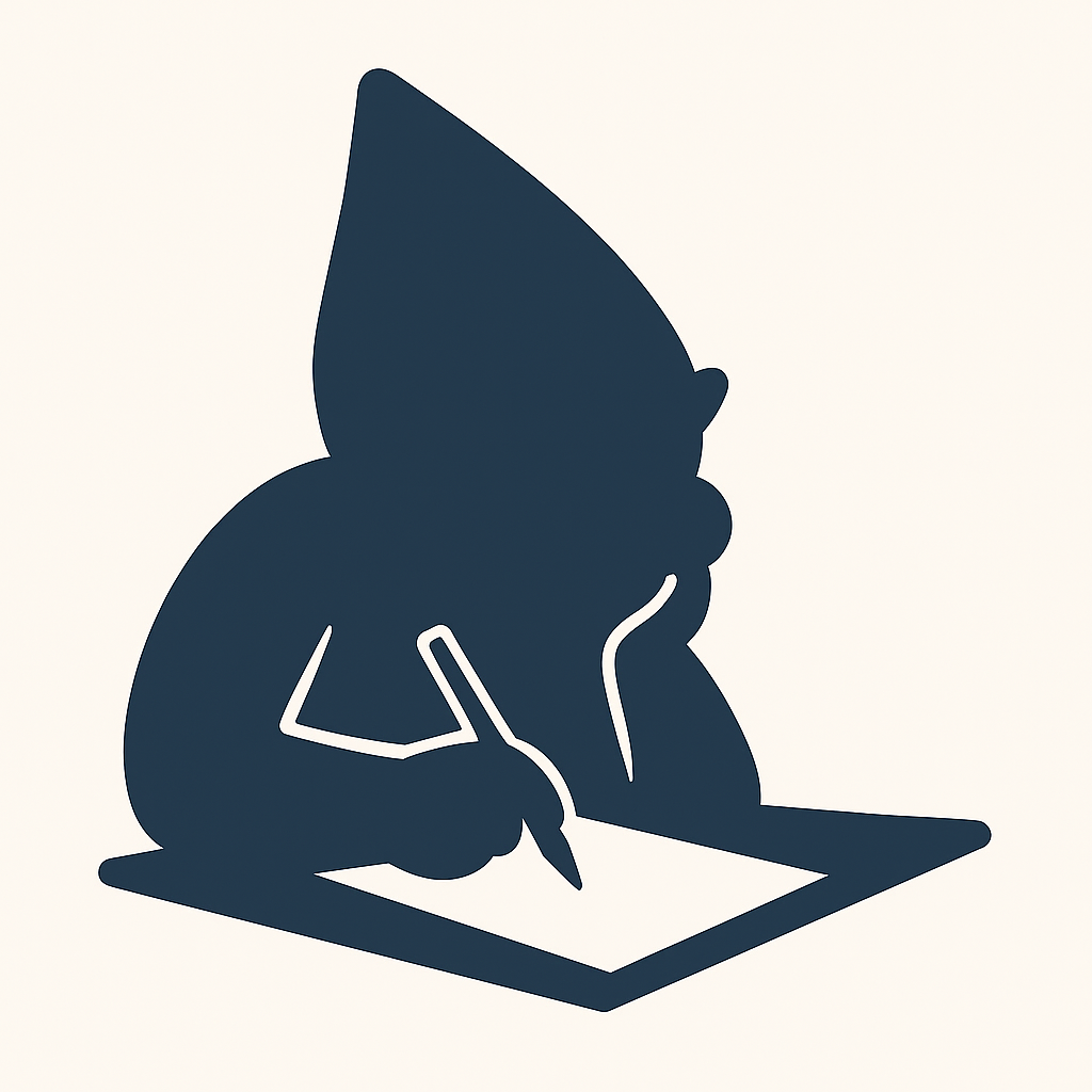 Gnome Writing